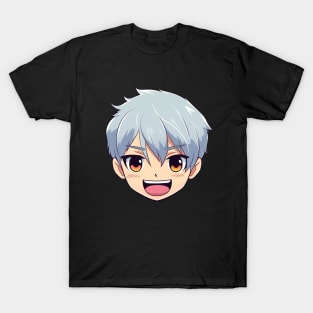 Happy Anime Face Emoji - Anime Shirt T-Shirt